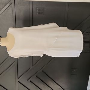 New {Marisa Kenson} White dress Size 4